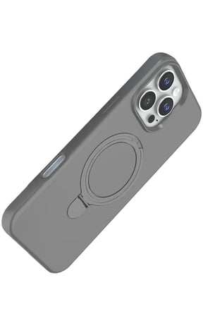 Mey İthalat®   iPhone 16 Pro Max Regal Magsafe Standlı Kapak - Titan Gri