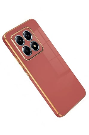 Mey İthalat®   Mi 14T Pro Volet Silikon - Kırmızı