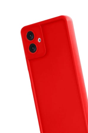 Mey İthalat®  Samsung Galaxy A07 4G Viera Silikon - Kırmızı
