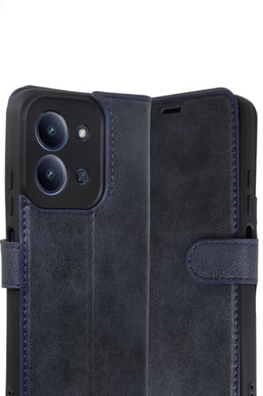 Mey İthalat®   Redmi 15C 4G Trend S Plus Kapaklı Kılıf - Lacivert