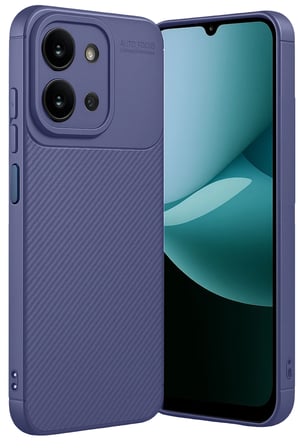 Mey İthalat®   Redmi 15C 4G Auto Focus Karbon Kapak - Lacivert