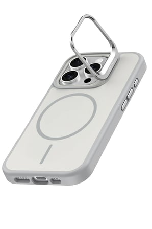 Mey İthalat®   iPhone 16 Pro Max Flexa Magsafe Kapak - Beyaz