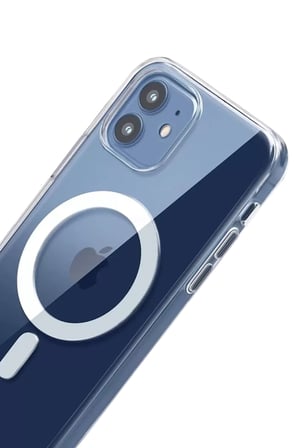 Mey İthalat®   iPhone 11 Combo Sert Şeffaf Magsafe Kapak - Şeffaf