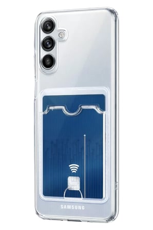 Mey İthalat®  Samsung Galaxy A37 5G Kart Şeffaf Silikon - Şeffaf