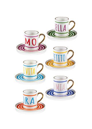 The Mia Ti Amo Keyif Seti 12 Parça 6 Kişilik