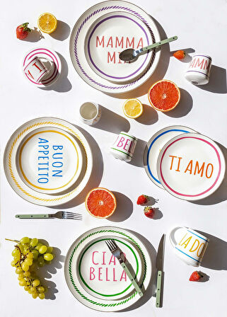 The Mia Ti Amo Keyif Seti 12 Parça 6 Kişilik