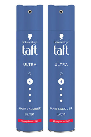 Taft Ultra 4 Güçlü Saç Spreyi 2 x 250 ML