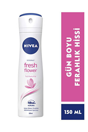 Nıvea Kadın Sprey Deodorant Fresh Flower 150 ml 3'lü