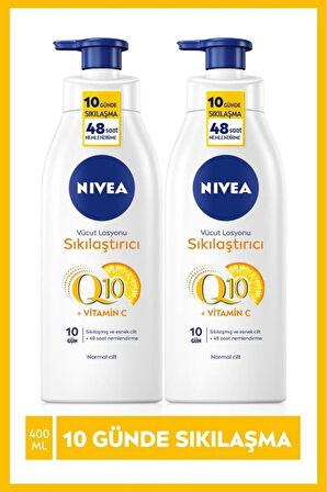 Nivea Q10 Vitamin C Sıkılaştırıcı Vücut Losyonu 2 x 400 ML