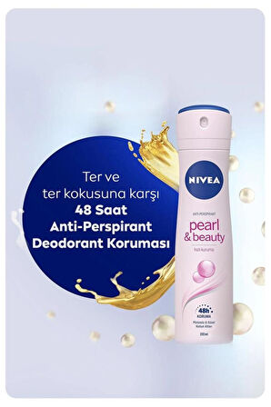 Nivea Deodorant 150 Ml Kadın Pearl&Beauty 5 ADET