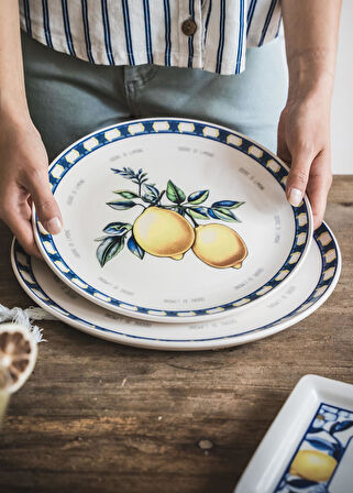 The Mia Odore Di Limone Yemek Takımı 6 Kişilik 24 Parça Set 2