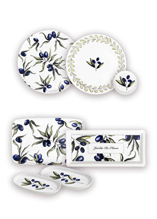 The Mia Olivos Kahvaltı Takımı 6 Kişilik 19 Parça Set 2