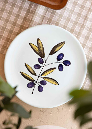 The Mia Olivos 6 Kişilik Yemek Takımı 24 Parça Set 1