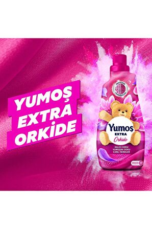 Yumoş Extra Konsantre Çamaşır Yumuşatıcısı Orkide 1440 ml 60 Yıkama 3 Adet