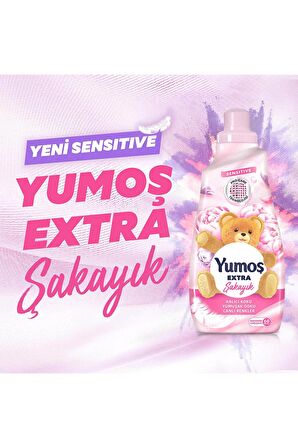 Yumoş Extra Konsantre Çamaşır Yumuşatıcısı Şakayık 1440 X4