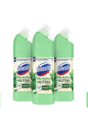 Domestos Çamaşır Suyu Bio Active Mutfak Maksimum Hijyen 750 ml X 3 Adet