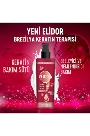 Elidor Brezilya Keratin Terapisi Saç Sütü 200 ml 2 Adet