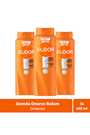 Elidor Superblend Anında Onarıcı Bakım Şampuan 650 ml 3 Adet