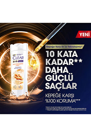 Clear Women Zencefil Özlü Kepeğe Karşı Etkili Şampuan 3 x 350 ml