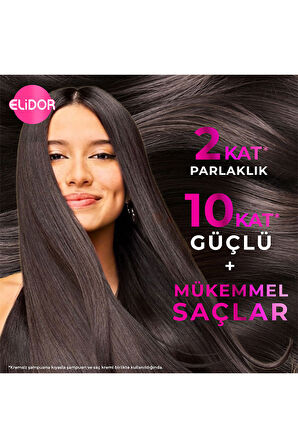 Elidor Saç Bakım Şampuanı Güçlü ve Parlak 400 ml x3 + Saç Kremi 200 ml