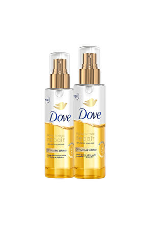 Dove Çift Fazlı Saç Serumu Bond Intense Repair 80 ml x2
