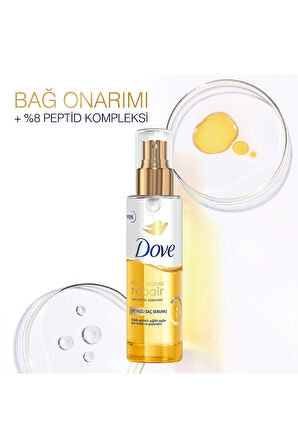Dove Çift Fazlı Saç Serumu Bond Intense Repair 80 ml x2