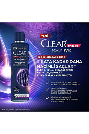 Clear Men Scalp Pro Güçlendirici Şampuan ve Güçlendirici Serum Saç Dökülmesine Kepeğe Karşı Etkili