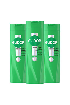 Elidor Saç Bakım Şampuanı Sağlıklı Uzayan Saçlar 400 ml x3