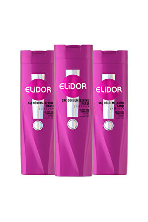 Elidor Saç Bakım Şampuanı Saç Dökülmelerine Karşı 400 ml x3