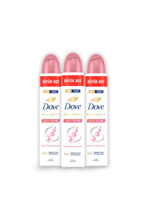 Dove Eventone Kalendula Özü Kadın Sprey Deodorant 200 ml x 3 Adet