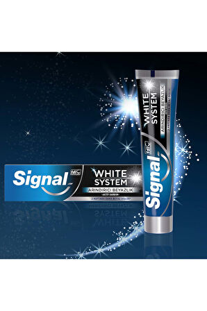 Signal White System Arındırıcı Beyazlık Florürlü Diş Macunu 75 ml 4 Adet