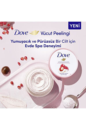 Dove Nar Çekirdeği ve Shea Yağı Vücut Peeling 225 ml