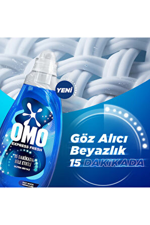 Omo Express Fresh Ultra Beyaz Sıvı Deterjan 1.48 lt 2'li