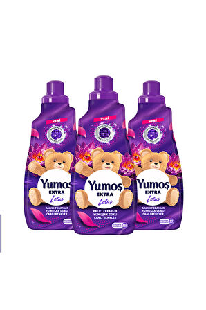 Yumoş Extra Lotus Yumuşatıcı 60 Yıkama 1.44 lt 3'lü