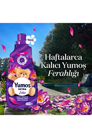 Yumoş Extra Lotus Yumuşatıcı 60 Yıkama 1.44 lt 3'lü