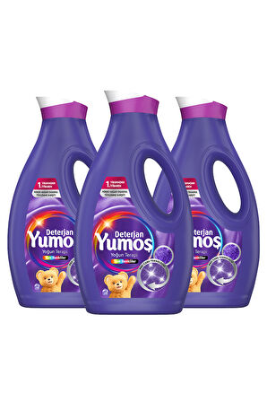 Yumoş Yumoş Sıvı Deterjan Yoğun Terapi Tüm Renkliler İçin 1690 ml x3 