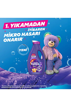 Yumoş Yumoş Sıvı Deterjan Yoğun Terapi Tüm Renkliler İçin 1690 ml x3 