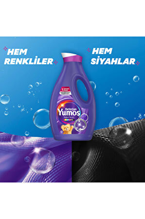 Yumoş Yumoş Sıvı Deterjan Yoğun Terapi Tüm Renkliler İçin 1690 ml x3 