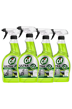 Cif Ultra Anında Etki Kir ve Yağ Çözücü 1025 ml 4'lü