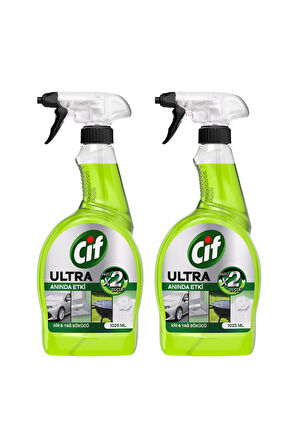 Cif Ultra Anında Etki Kir ve Yağ Çözücü 1025 ml 2'li