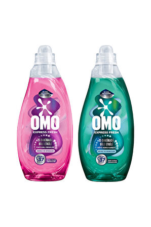 Omo Express Fresh Kötü Koku Karşıtı Beyaz Ve Renkliler 1480ml X1 Capcanlı Renkli Ve Siyahlar X1