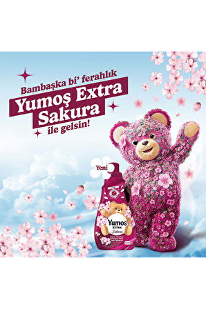 Yumoş Extra Konsantre Çamaşır Yumuşatıcı Sakura 1008 ml x4