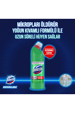 Domestos Çamaşır Suyu Dağ Esintisi 750 ml X9 Mikrofiber Bez Hediye