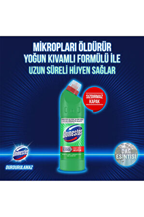 Domestos Beyaz Sabun Ferahlığı Çamaşır Suyu 3 x 750 ML + Domestos Mutfak Bio Active Çamaşır Suyu 3 x 750 ML