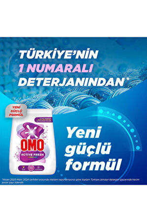 Omo Active Fresh Renkliler Toz Deterjanı 5.5 Kg X2