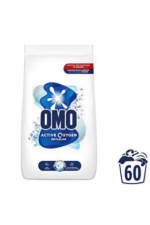Omo Active Oxygen Beyazlar Toz Deterjanı 9 KG x1