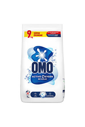 Omo Active Oxygen Beyazlar Toz Deterjanı 9 KG x1