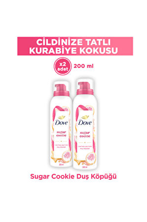 Dove Sugar Cookie Duş Köpüğü 200 ml x2