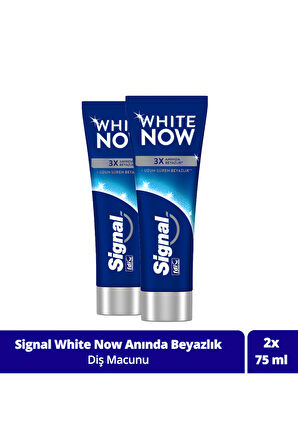 Signal White Now Diş Macunu Original Uzun Süren Beyazlık 75 ml x2