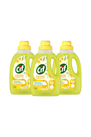 Cif Zemin Temizleyici Limon Çiçeği 1500 ml x3